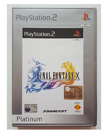 Videogioco per Playstation 2: FINAL FANTASY X VERSIONE PLATINUM 11+ NO LIBRETTO