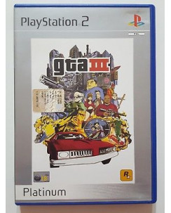 Videogioco per Playstation 2: GRAND THEFT AUTO III GTA PLATINUM 11+ NO LIBRETTO