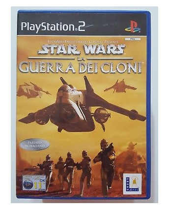 Videogioco per Playstation 2: STAR WARS LA GUERRA DEI CLONI - 11+ NO LIBRETTO