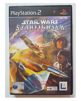 Videogioco per Playstation 2: STAR WARS STARFIGHTER - 3+ NO LIBRETTO