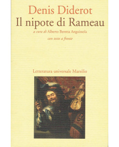 Denis Diderot:il nipote di Rameau ed.Marsilio NUOVO sconto 50% A08