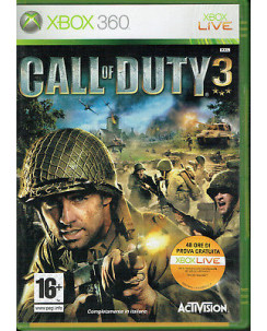 Videogioco per XBOX 360: Call of Duty 3 16+ XBOX LIVE