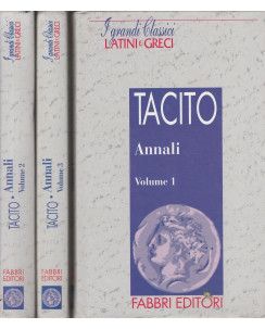Classici Latini e Greci: Tacito - Annali  3 volumi  ed.Fabbri A50