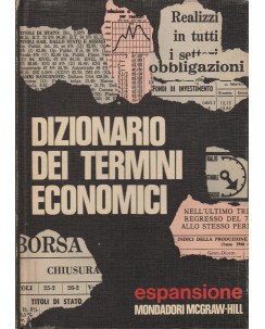 Dizionario dei termini economici ed.Mondadori  A87