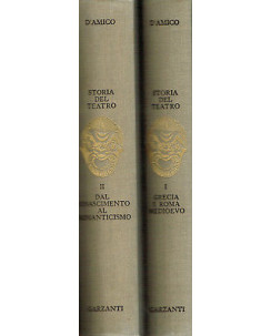 Storia del TEATRO 1/4 completa dal tetro Grecia a contem V ed.Garzanti 1968 SS08