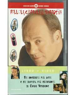 Carlo Verdone : pillole capsule supposte LIBRO + VHS ed. Mondadori A05