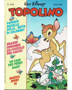 Topolino n.1918 ed. Walt Disney Mondadori