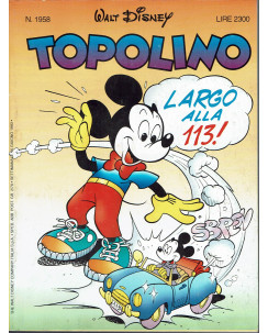 Topolino n.1958 ed. Walt Disney Mondadori