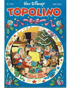 Topolino n.1933 ed. Walt Disney Mondadori