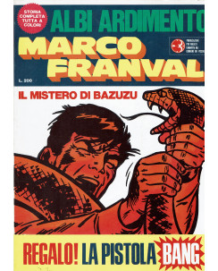 Albi Ardimento 1970 anno II n. 2 Marco Franval il mistero di Bazuzu FU03