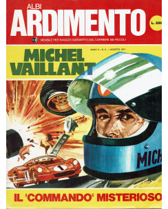 Albi Ardimento 1971 anno III n. 8 Michel Vaillant il commando misterioso FU03