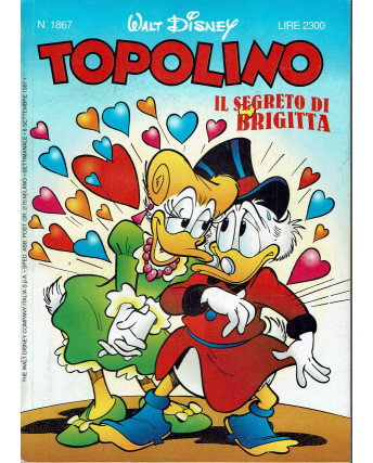 Topolino n.1867 ed. Walt Disney Mondadori