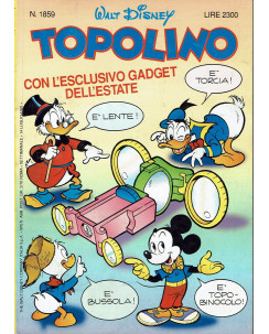 Topolino n.1859 ed. Walt Disney Mondadori