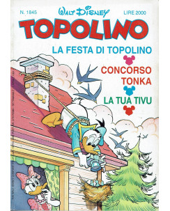 Topolino n.1845 ed. Walt Disney Mondadori