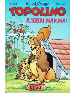 Topolino n.1850 ed. Walt Disney Mondadori