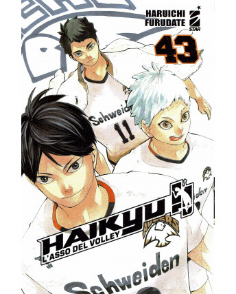 Haikyu L'Asso del Volley 43 di Haruichi Furudate  NUOVO ed.  Star Comics