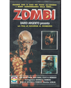 042 VHS Zombi Dario argento presenta film di Romero Eden Club EVM042 RARA