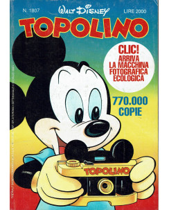 Topolino n.1807 di Walt Disney ed. Mondadori