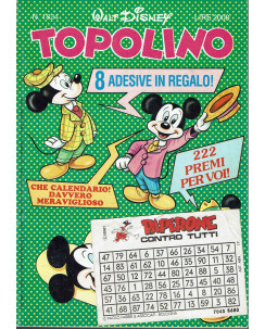 Topolino n.1824 con cartella Paperone contro tutti ed. Walt Disney