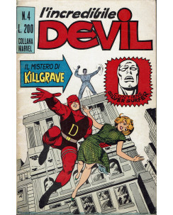 L'Incredibile Devil n.  4 il mistero di Killgrave ed. Corno