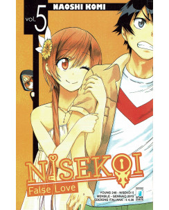 Nisekoi. False Love  5 di Naoshi Komi NUOVO ed. Star Comics
