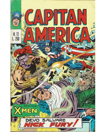 Capitan America n. 13 devo salvare Nick Fury ed. Corno 