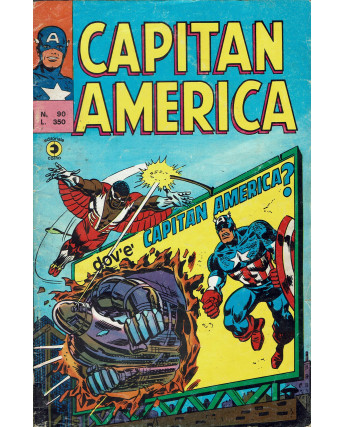 Capitan America n. 90 dov'è Capitan America ed. Corno