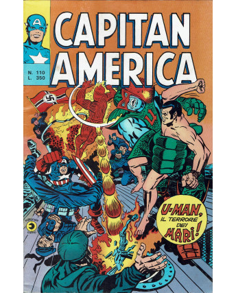 Capitan America n.110 U-Man il terrore dei mari ed. Corno