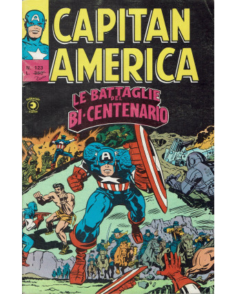 Capitan America n.123 le battaglie del bi-centenario ed. Corno