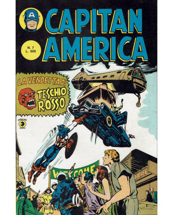 Capitan America  7 II serie la vendetta di Teschio Rosso ed. Corno