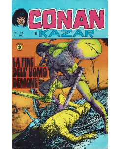 Conan e Kazar n.34 la fine dell'uomo demone  ed. Corno