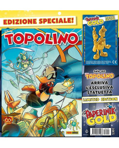 Topolino n.3419 con GADGET Paperinik Gold ed. Panini FU22