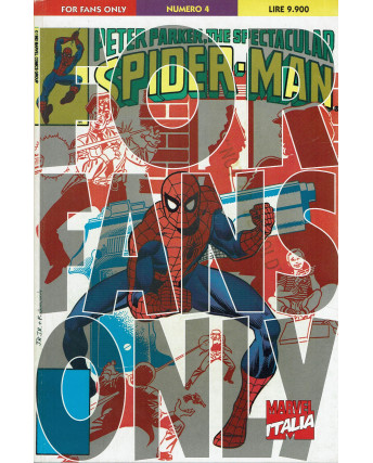 FOR FANS ONLY N.  4 Spider-Man ed. Marvel Italia SU51