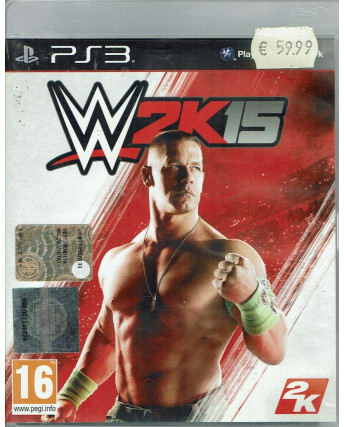 Videogioco per Playstation 3: W2K15 Wrestling 16+ 2k con libretto