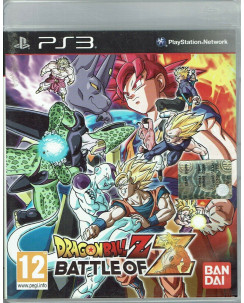 Videogioco per Playstation 3: Dragonball Z battle of Z Bandai con libretto