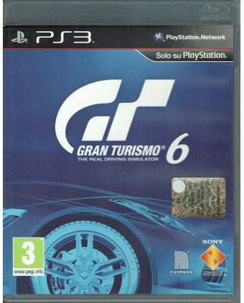 Videogioco per Playstation 3: Gran Turismo 6 Sony 3+ con libretto