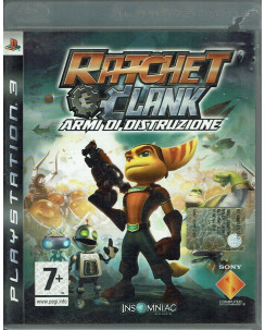 Videogioco per Playstation 3: RAtchet e Clank armi distruzione 7+ Insomniac libr